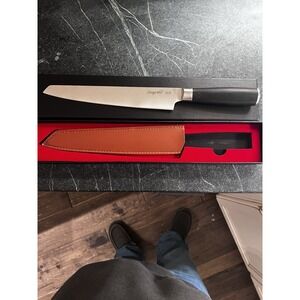 Dingerkit Chefs Knife‎ 9 Inch New In Open Box Never Used High Carbon Stainless